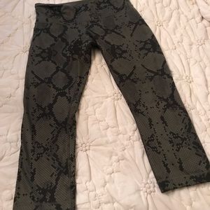 Lululemon snake print leggings